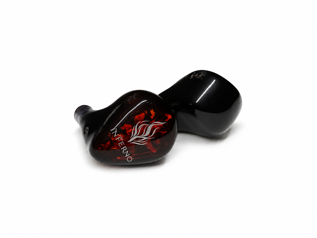 NOWA Acoustics INFERNO 6-driver hybrid in-ear monitor, handcrafted in Taiwan